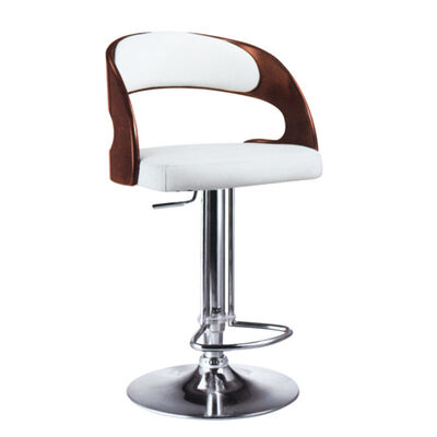 42 Inch Adjustable Counter Height Stools Set Of 2 4  With Backs Metal Footrest