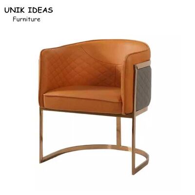 Bon prix Jambe de luxe post-moderne italienne d'acier inoxydable de fauteuil de salon en ligne