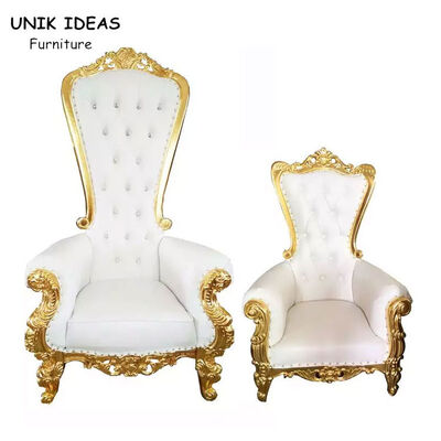 Bon prix Hauts jeunes mariés de location arrières royaux Sofa Chair du Roi Throne Chairs Wedding en ligne