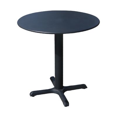 Bon prix Maison en acier métallique ronde extérieure Café terrasse plieuse Bistro patio Table de jardin en ligne