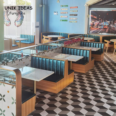 Bon prix Ensembles de meubles canapé stand siège café fast food design et table ensemble de restaurant en gros en ligne