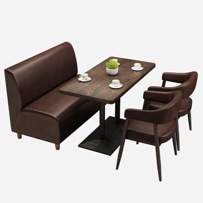 Bon prix Tables et chaises en bois pour restaurants Table en bois Chaise en métal pour restaurants en ligne