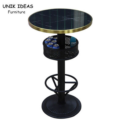 Bon prix Le haut Tableau supérieur de 2 Bistros noirs de personne place le contre- bois en métal extérieur grand en ligne