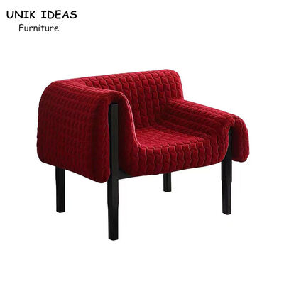 Bon prix Accentuez le bleu rose rouge en cuir de Seater de fauteuil de la caresse une de divan simple de Seater en ligne
