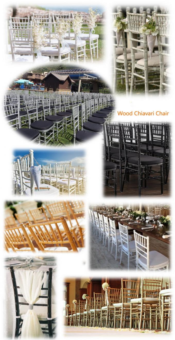 Napoleon Chair Folding Dining pour les chaises les épousant en bois de Chiavari d'événement de banquet de jardin