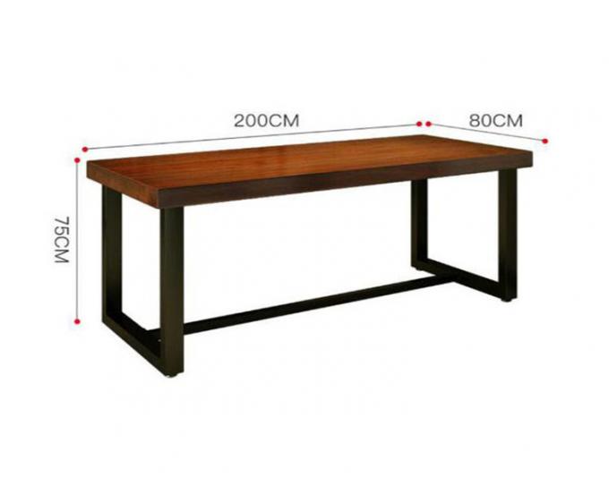 Table en bois bon marché de café de Hambourg de meubles de restaurant de prix usine