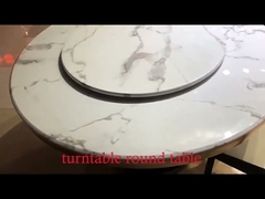 Table de salle à manger ronde de luxe pour platine