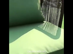 Ensemble de canapés de jardin d'extérieur nordique, imperméable, écran solaire, canapé de patio, chaise