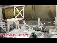 Chaise industrielle en métal