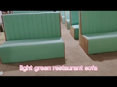 Canapé en cuir pour restaurant, double face